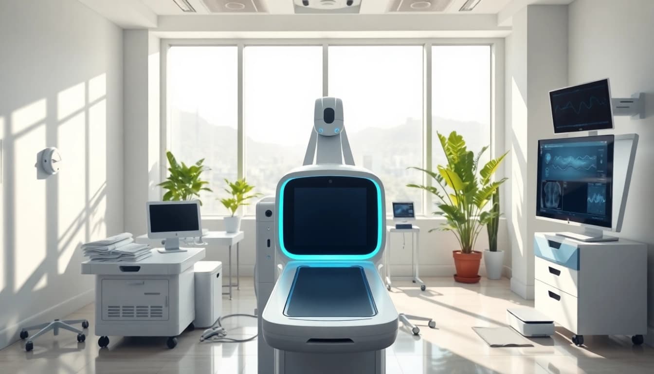 Driada medical: Modern diagnostic equipment in a bright professional setting.