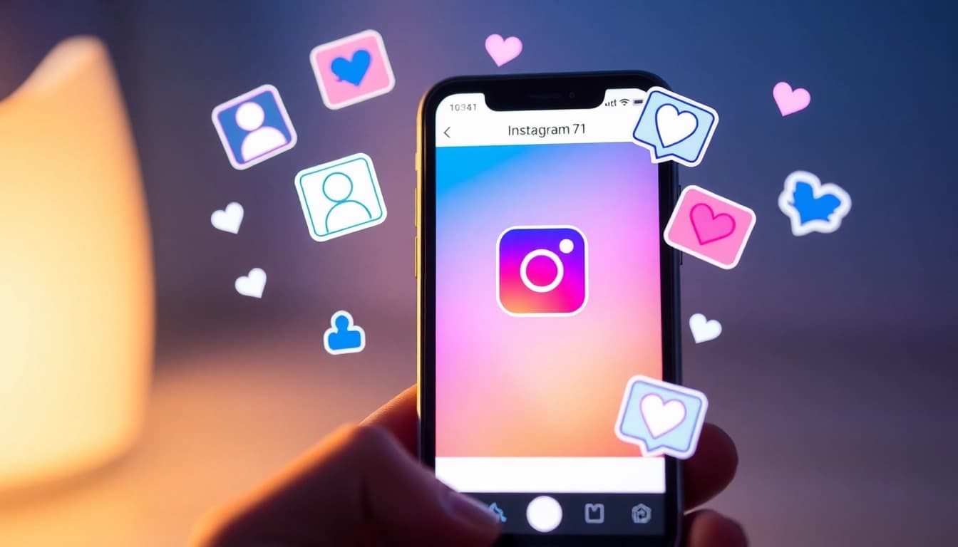 Instagram Follower kaufen: Visualisierung der Zunahme von Followern auf Instagram durch innovative Grafiken.