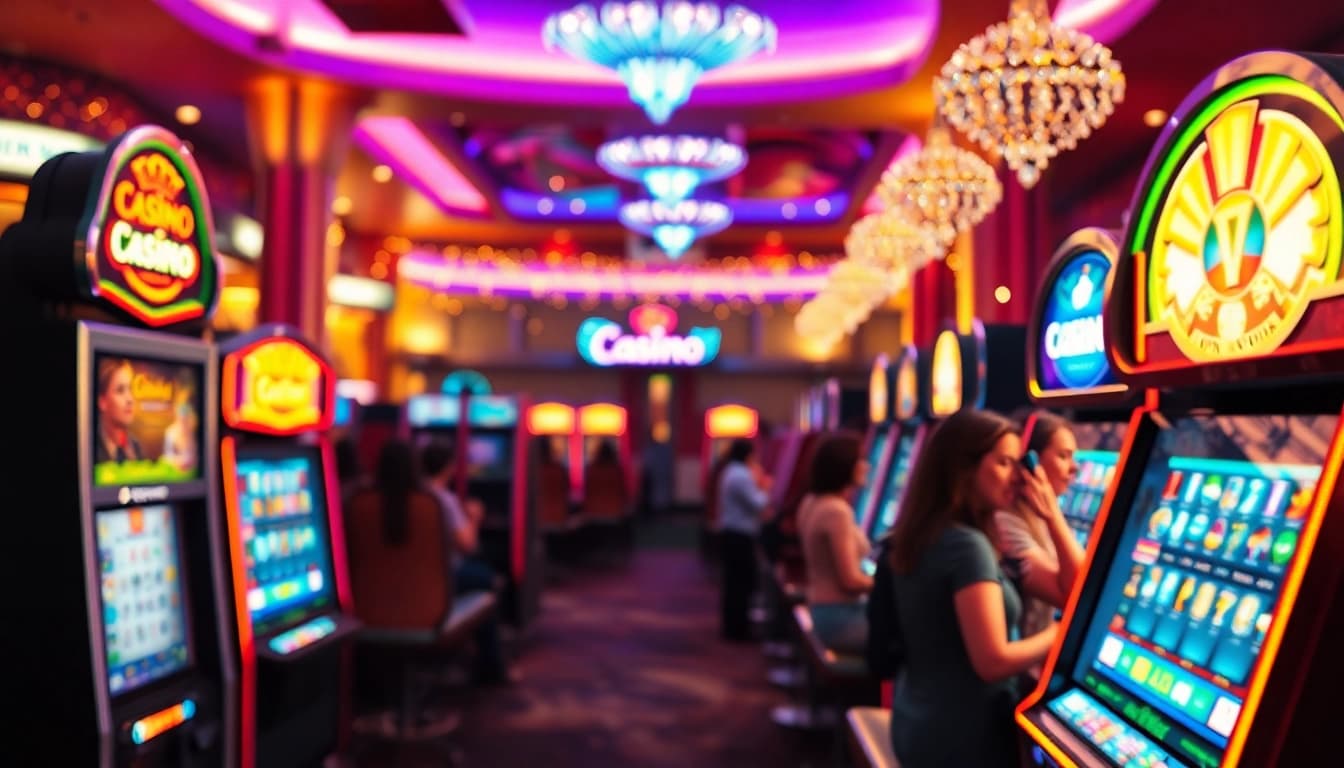Spiele mit dem Casino Bonus an aufregenden Spielautomaten und gewinnen Sie großartige Gewinne.
