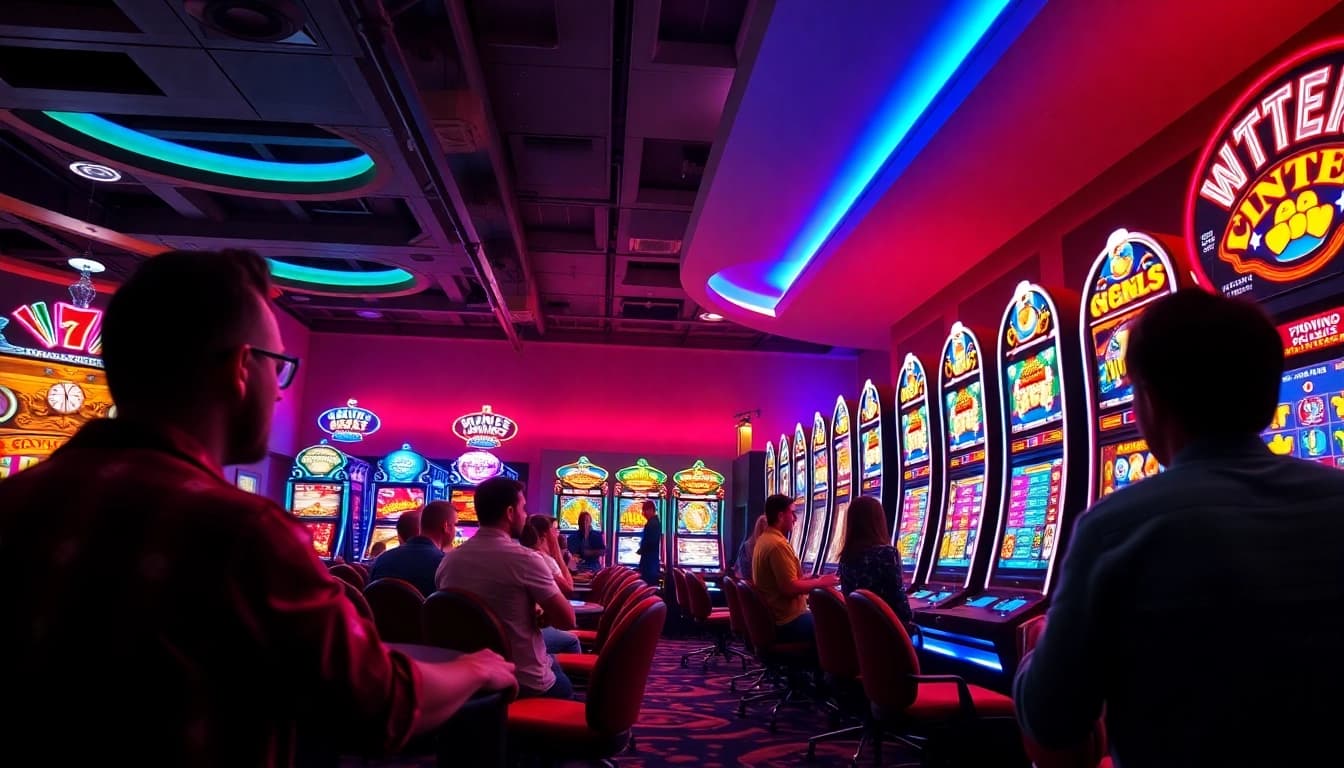 Experience the excitement of online casinos ohne limit with vibrant games and players enjoying limitless fun.