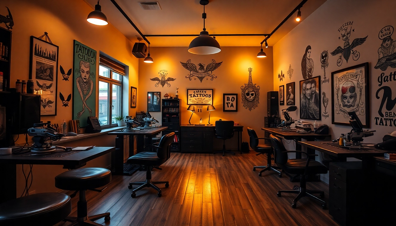 Erleben Sie Kunst im Tattoo Studio München mit kreativen Designs und einer einladenden Atmosphäre.