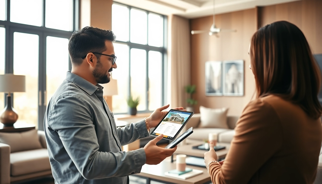 Immobilienmakler Frankfurt Preungesheim berät Kunden in modernem Büro.
