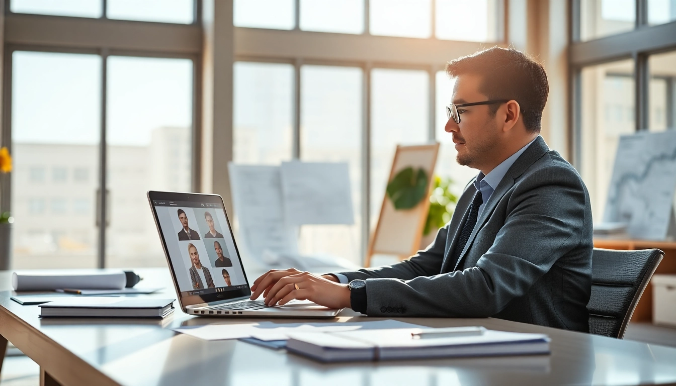 Headhunter Ingenieure bewerten Ingenieurprofile in einem modernen Büro.