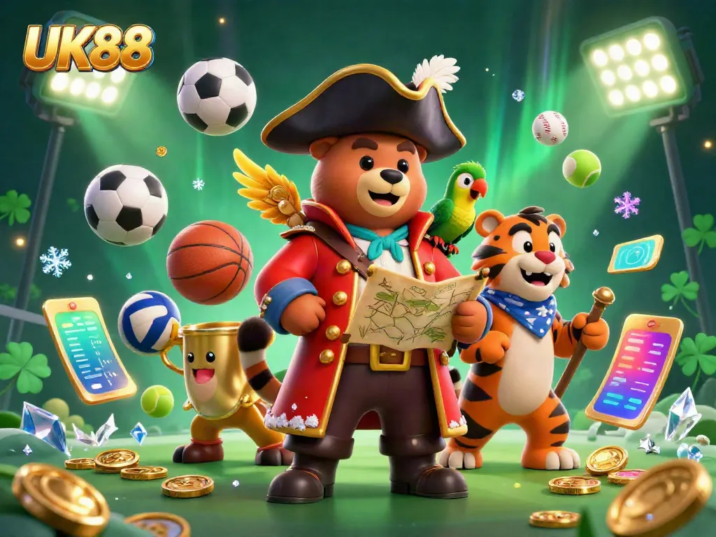 Engage in thrilling sports betting experiences at UK88 with dynamic game elements and vibrant characters