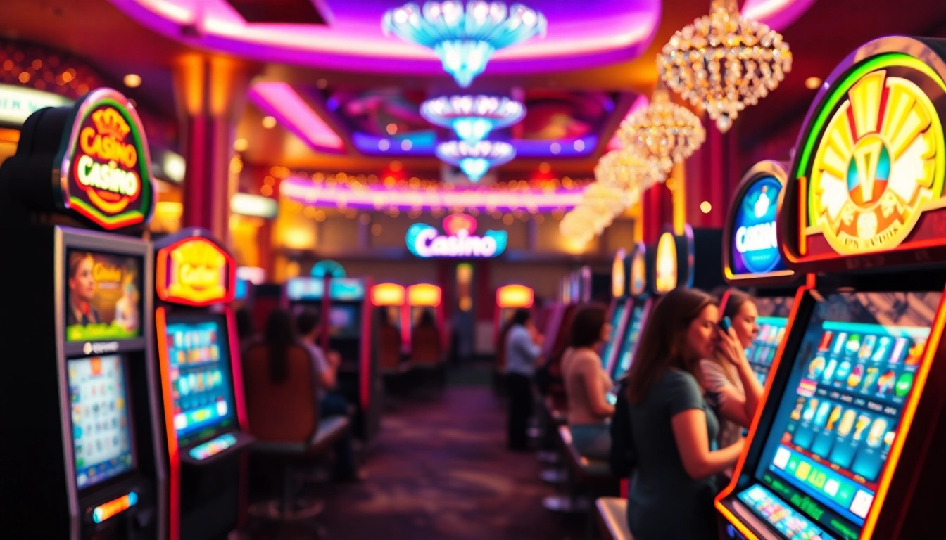 Spiele mit dem Casino Bonus an aufregenden Spielautomaten und gewinnen Sie großartige Gewinne.