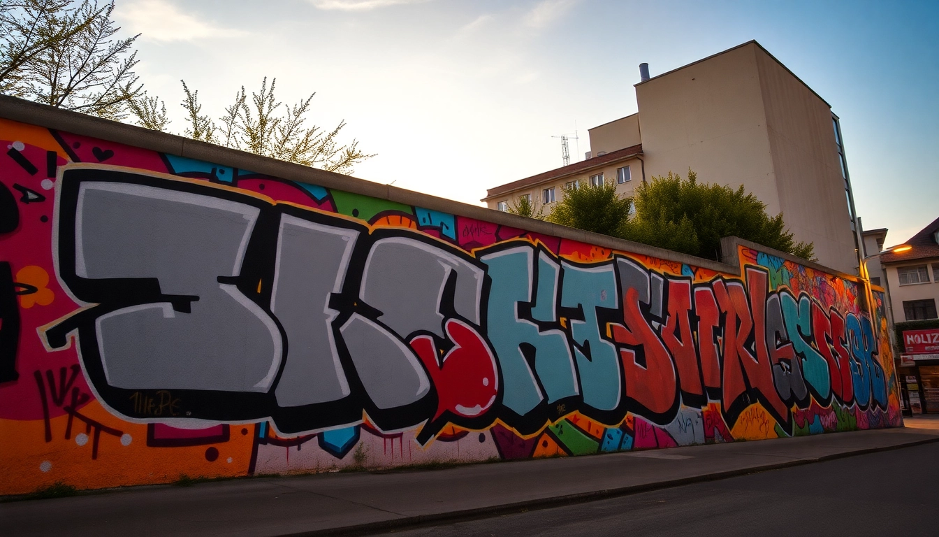 Erleben Sie beeindruckende Graffiti Stuttgart mit einem dynamischen Mural, das Kreativität und urbanen Stil vereint.