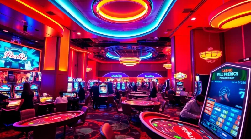 Experience thrilling wins at casinos ohne lizenz with modern gaming environments and vibrant lights.