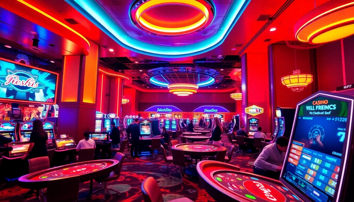 Experience thrilling wins at casinos ohne lizenz with modern gaming environments and vibrant lights.
