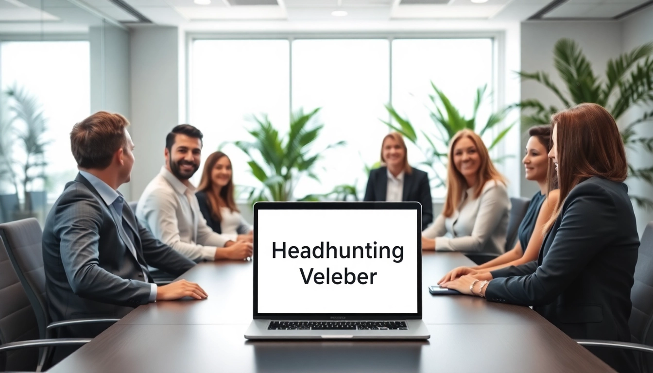 Interaktive Sitzung zum Thema Headhunting Vertrieb, wo Fachleute strategische Entscheidungen treffen.