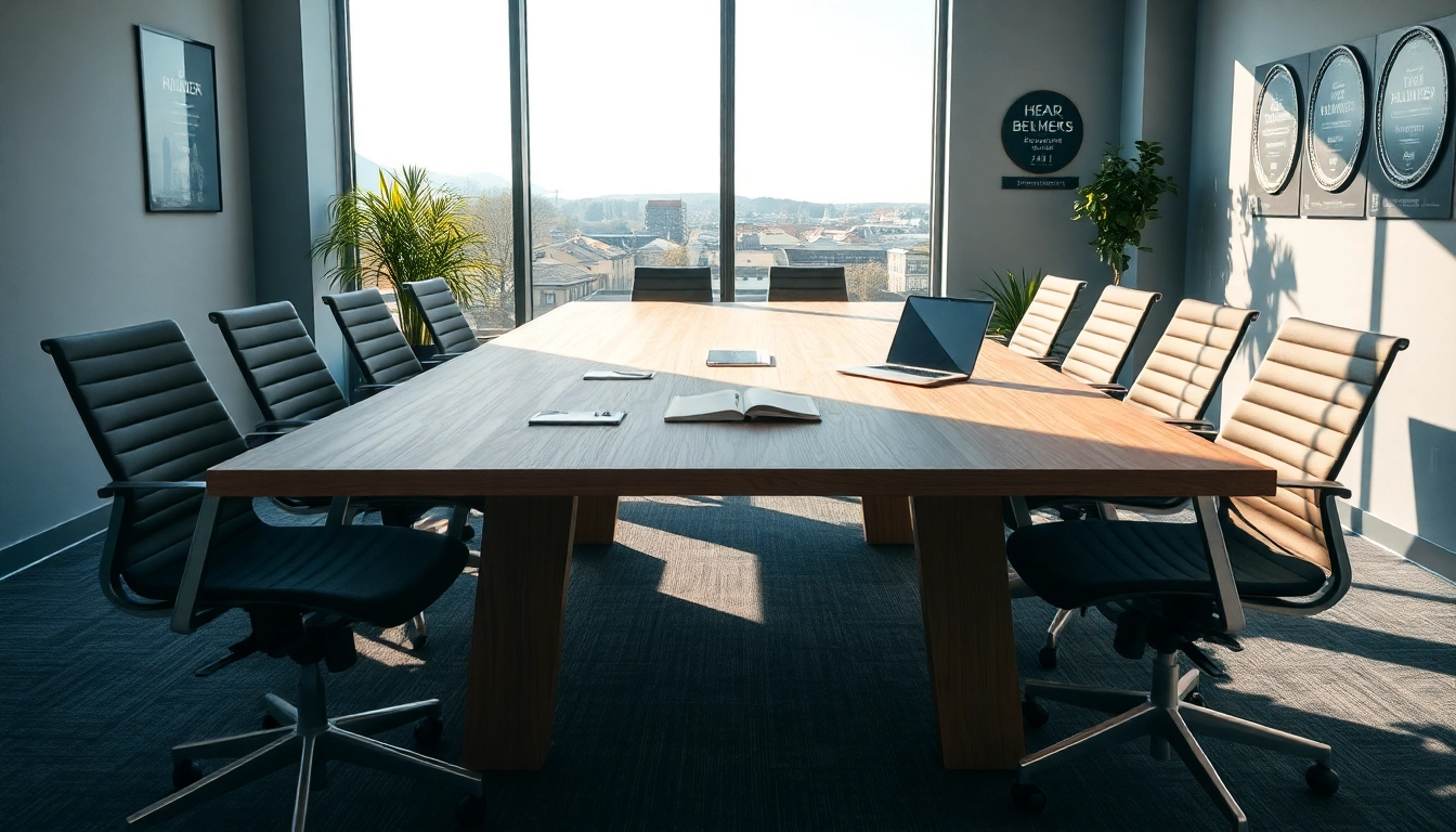 Professioneller Arbeitsplatz mit natürlichem Licht für Headhunter Solingen.