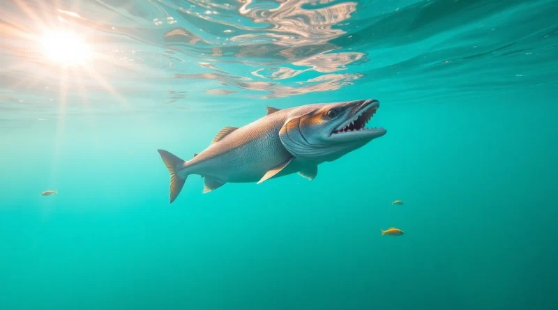 Tauchen in Mexiko – Taucher schwimmt durch ein lebendiges Korallenriff in klarem Wasser.