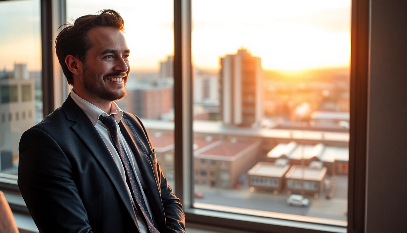 Headhunter Chemnitz im Gespräch mit einem Kunden in einem modernen Büro.