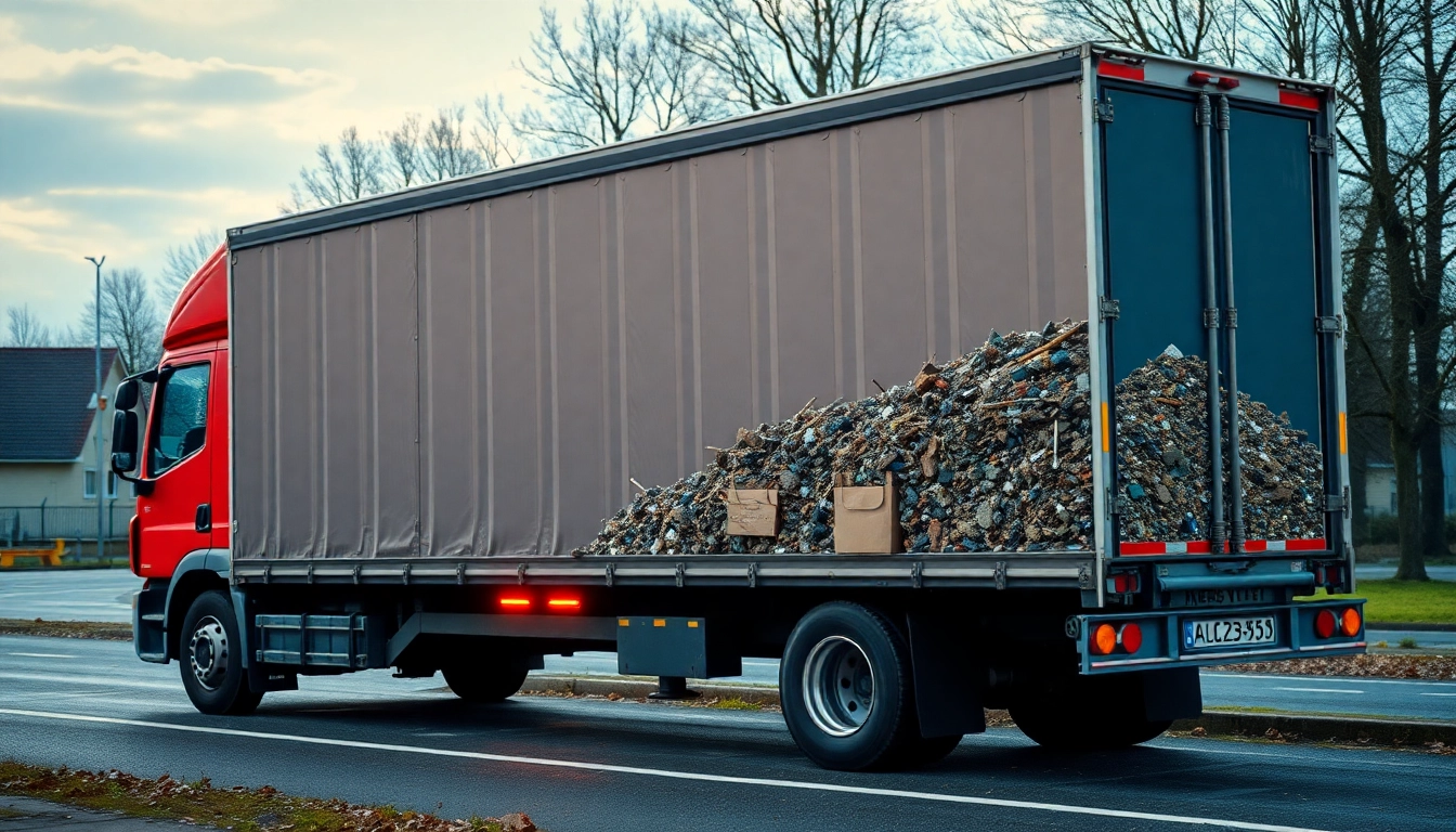 Schrottabholung durch mobile Schrotthändler in NRW, effizient und umweltfreundlich.