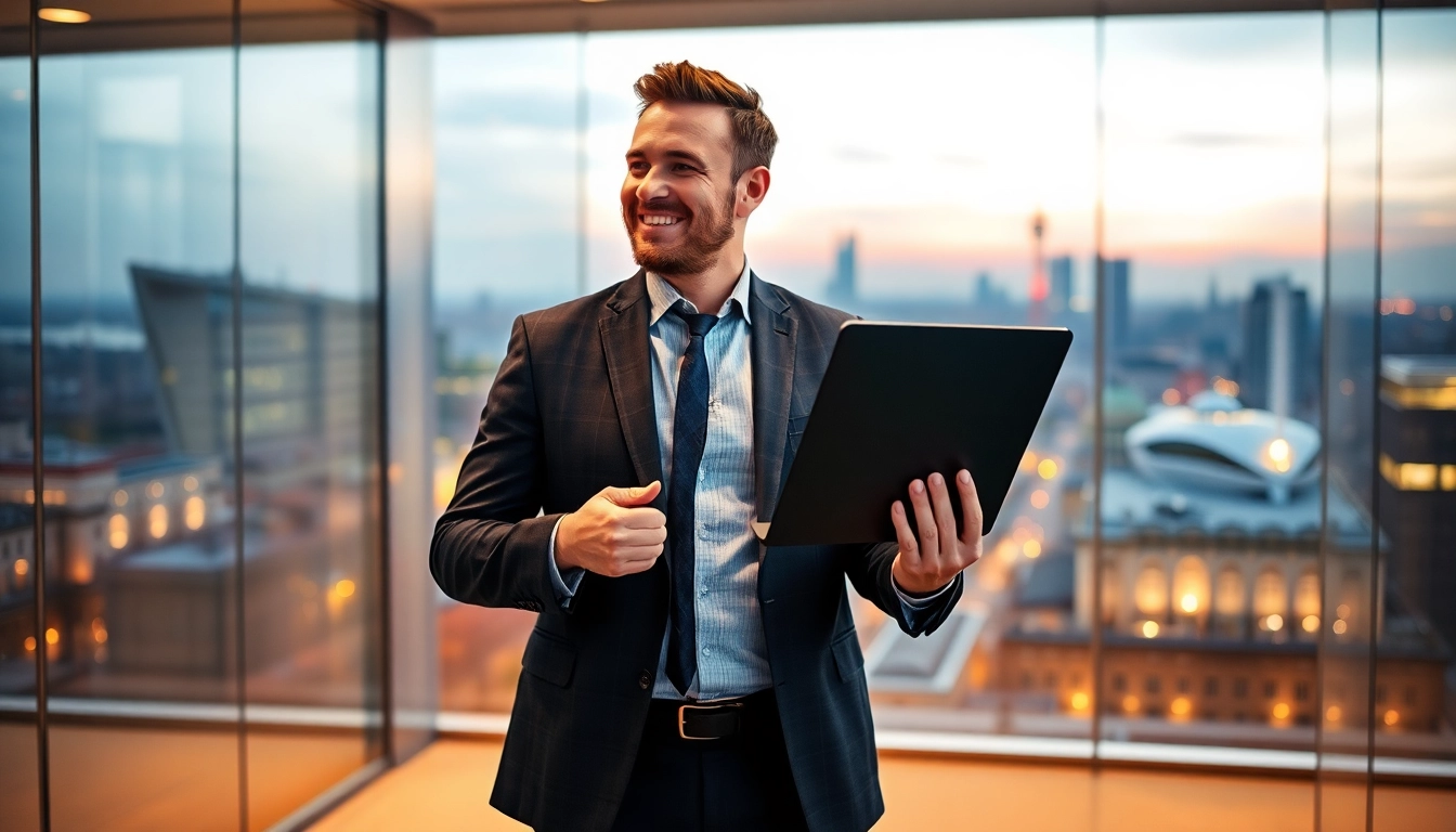 Headhunter Berlin vermittelt mit einem Lächeln zwischen Kandidat und Unternehmen.