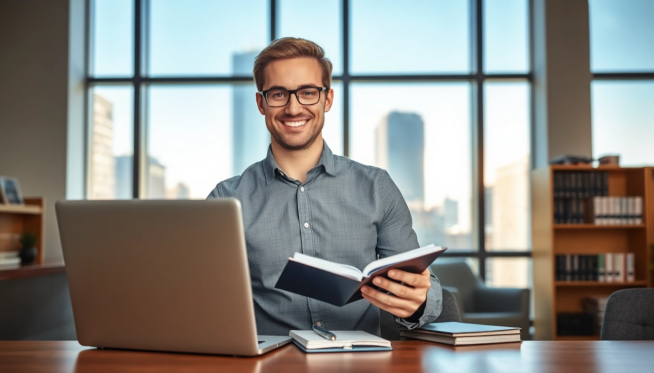 Headhunter IT: Professioneller Headhunter arbeitet in modernem Büro und sucht Talente.