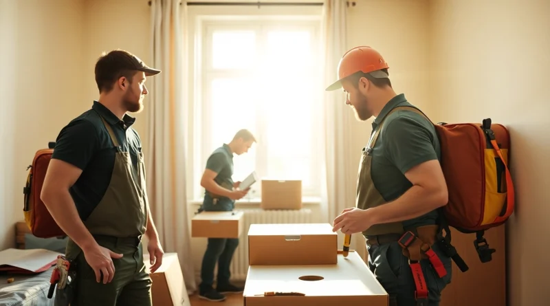 Räumung Wien: Professionelles Team bei der Entrümpelung von einer Wohnung in Wien.