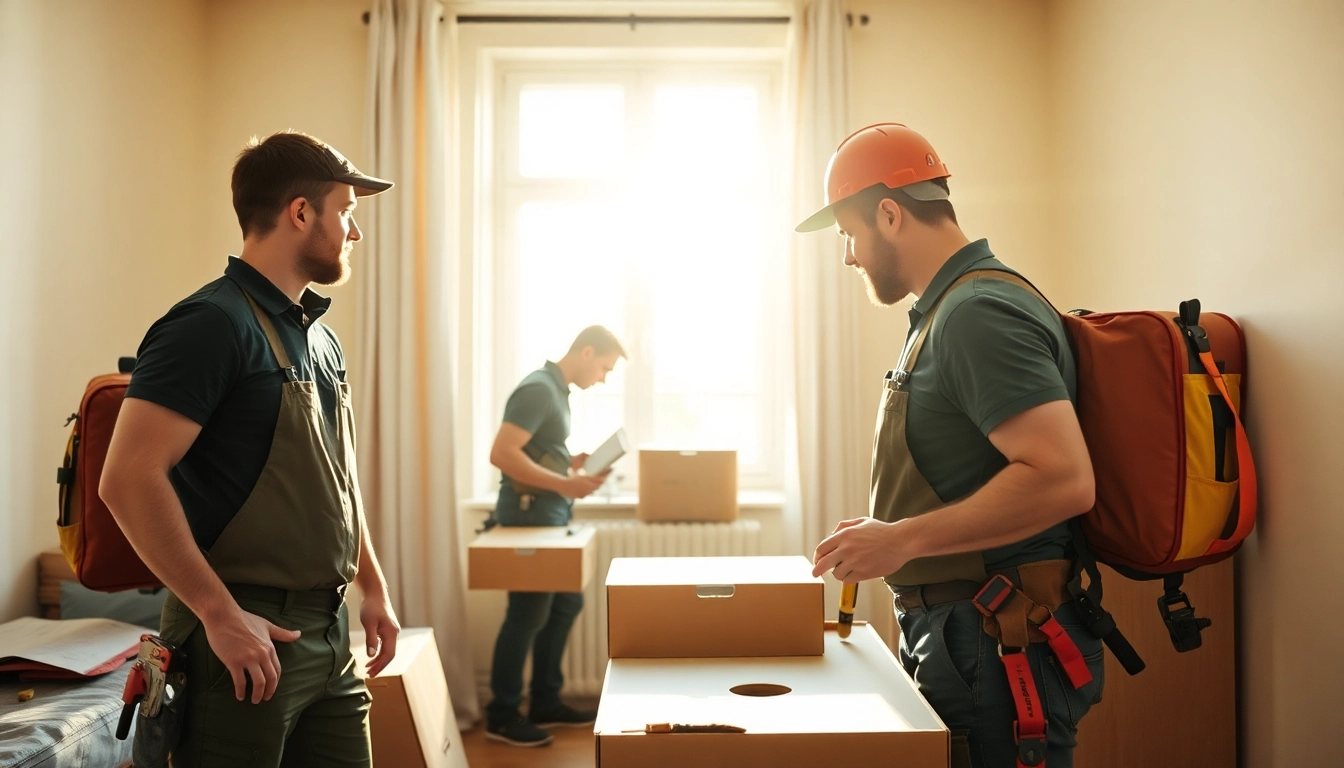 Räumung Wien: Professionelles Team bei der Entrümpelung von einer Wohnung in Wien.