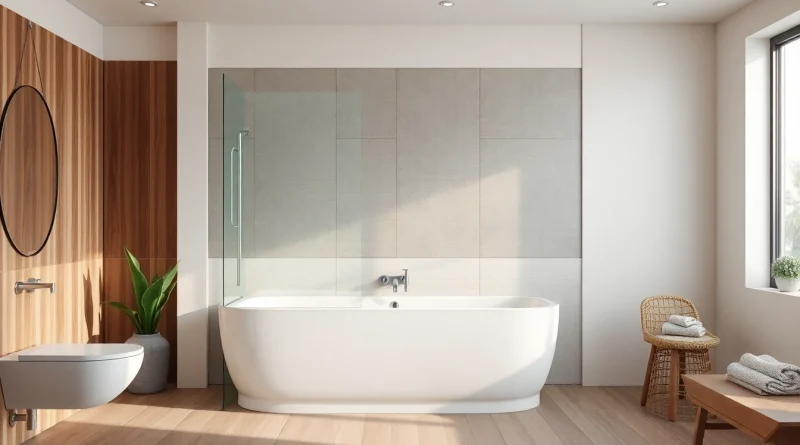 Moderne sonni Duschkabine aus hochwertigem ESG-Glas in einem eleganten Badezimmer.