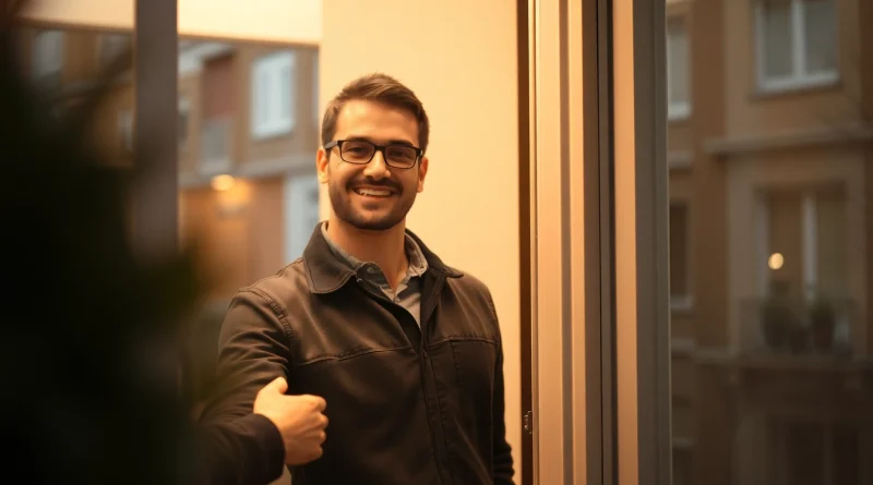 Türöffnung Berlin durch einen professionellen Schlüsseldienstmitarbeiter, der eine Tür ohne Schäden öffnet.