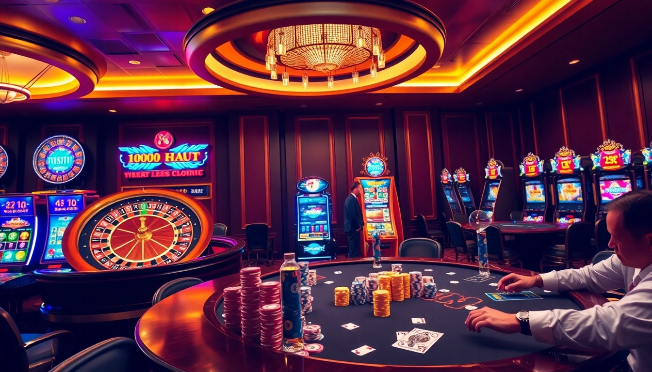 Experience the thrill of gambling at https://x88casino.net/ with vibrant casino visuals and engaged players.