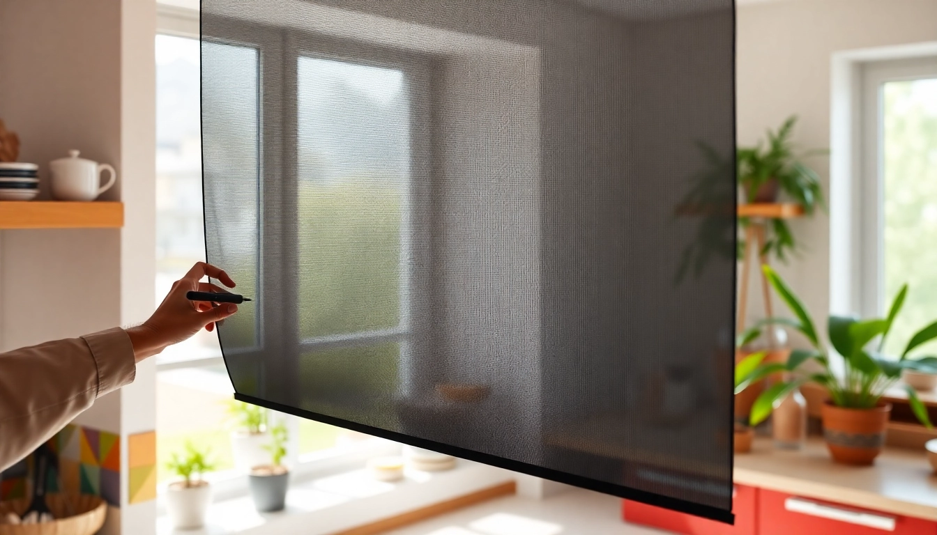 Fliegengittermaxx montiert in einem modernen Zuhause mit elegantem Design und natürlichem Licht.