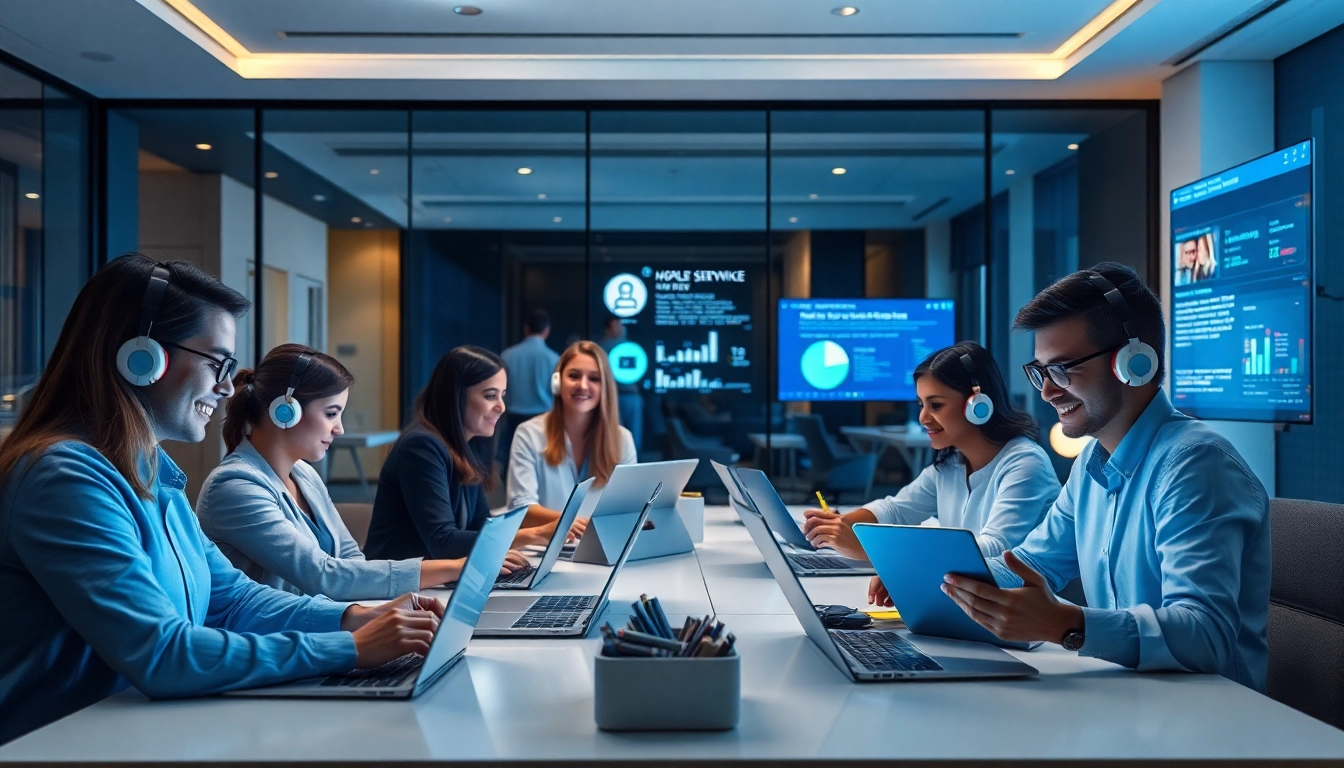 在美洽官网使用科技提升客服团队参与度，展示 AI 聊天界面与数据分析。