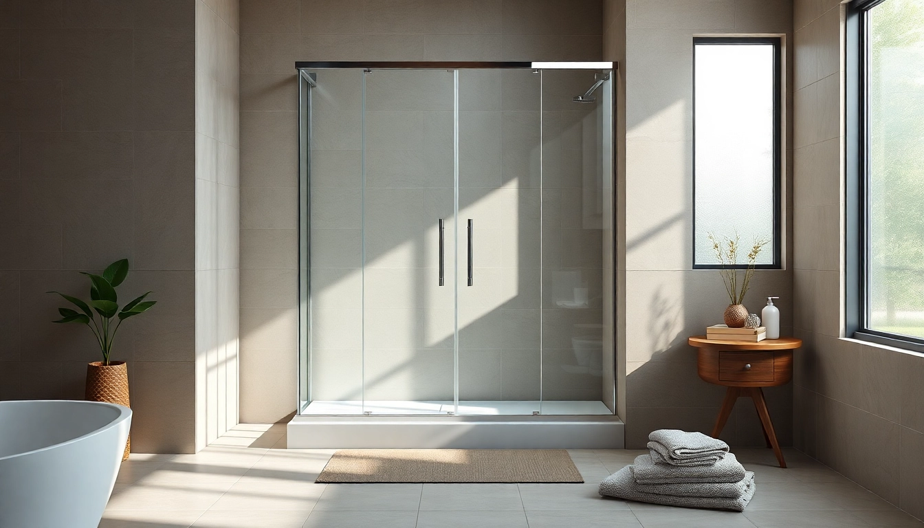 Duschkabine 80x80 elegant in modernem Badezimmer mit fließender Gestaltung.