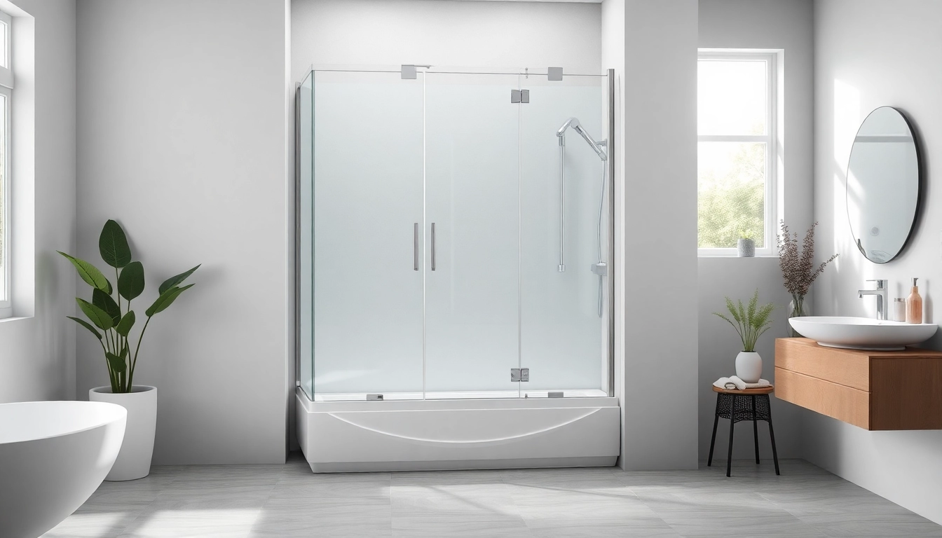 Duschkabine 80x80 in modernem Badezimmer mit eleganten Details und natürlichem Licht.