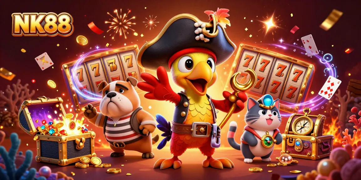 Win big at NK88 with thrilling slot games and vibrant characters in a dynamic casino adventure.