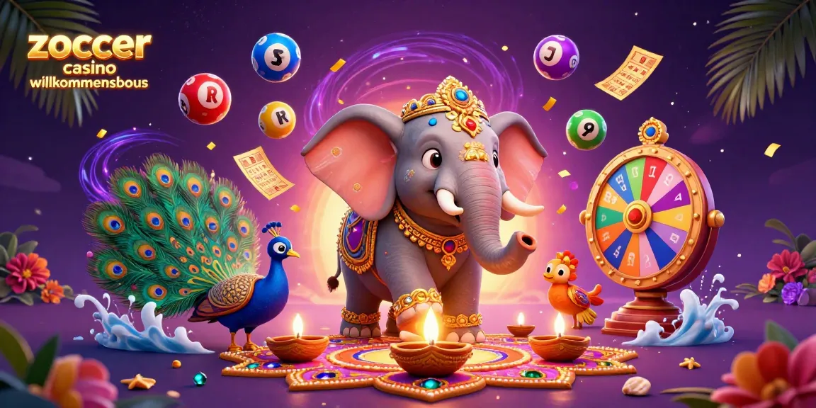 Experience the excitement of zoccer casino willkommensbonus with vibrant 3D elements showcasing exciting games.