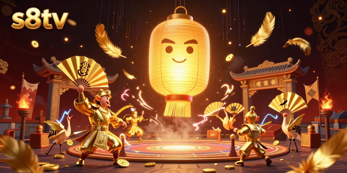 S8TV elevates sports betting excitement with a vibrant illustration of gameplay featuring fantasy elements.