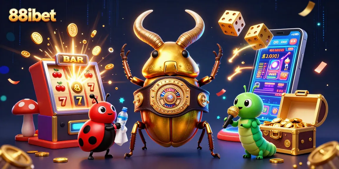 Experience thrilling action with 88ibet's vibrant casino scene showcasing a dynamic jackpot explosion and character excitement.