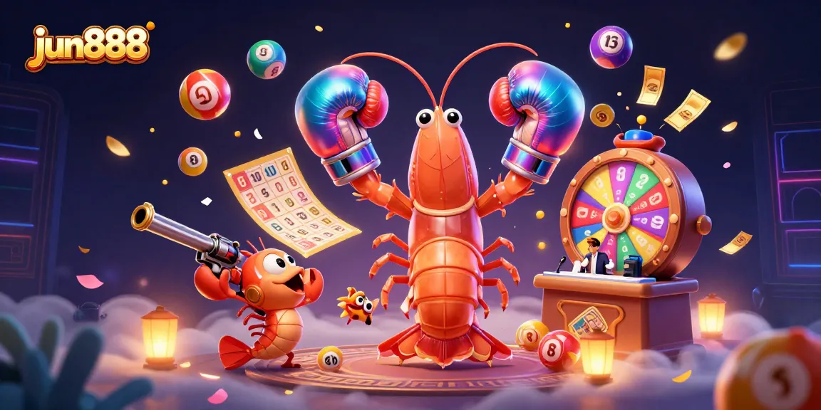 Engage with top-tier gameplay at jun888, featuring vibrant lottery and casino elements.